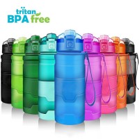 BPA Free Plastic Eco Friendly Water Bottles with Custom Logo