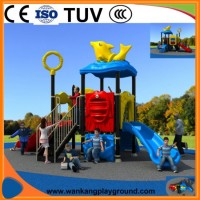Kindergarten Plastic Slide Children Playground Outdoor (WK-A200110A)