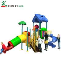 Mini Size Children Plastic Outdoor Playground with Slide