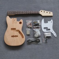 Exact Same Shape Unfinished 30" Mustang Bass Guitar Kit