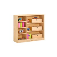 Kids Wooden Toy Storage Cabinet  Children Toys Storage Cabinets  Kindergarten and Nursery Daycare Sc