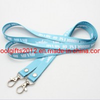 Promotion Gift Factory Custom Sublimation Printed ID Card Holder Lanyard Strap with Logo Custom Prin