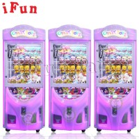Coin Operated Stuffed Toys Vending Machine Squizy Crazy Toy 2 Dolls Claw Crane Game for Carnival Eve