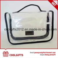 Waterproof PVC Clear Makeup Wash Cosmetic Bag for Promotion