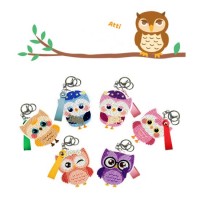 Promotion Educational Toy Animal Key Ring DIY Kids Toys Handmade Craft