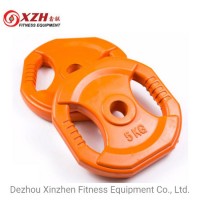 Gym Fitness Weight Lifting Rubber Cast Iron Weight Plate