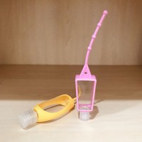 30ml and 50ml Pet Plastic Bottle with Belt Locked on School Bags