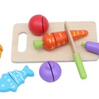 Wooden Cute Vegetable Cutting Toy