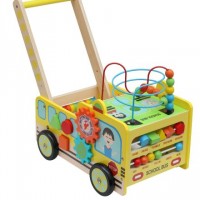 Wooden Multifunction Activity Cart Toy