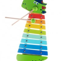 Wooden Toys and Baby Toys Manufacturer Factory of Wood Crocodile Xylophone for Kids and Children