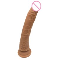 Silicon Realistic Vagina Dildo  Super Suction Cup Real Skin Feeling Silicone Dildo