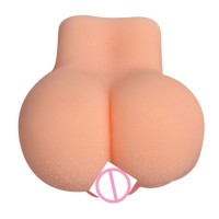 Realistic Silicone Buttock Ass Masturbator with Vagina Anus Sexing