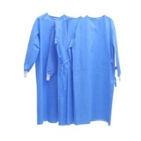 Disposable PP PE Laminated Waterproof Isolation Visitor Gown
