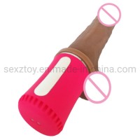 Woman Masturbation Sex Toy Full Silicone Artificial Dildo with USB Charger
