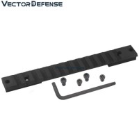 Vector Optics Tactical 20 Moa Steel Remington 700 Long Action Picatinny Rail with Scope Mount Base A