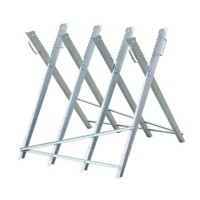 Portable Sawhorse Heavy Duty Adjustable Steel Work Support Foldable Sawhorse Stand 220 Lbs Weight Ca