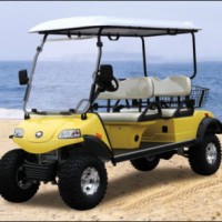 Electric Lifted Car/Cart/Buggy Sightseeing Car Utility Vehicle (DEL2042D  4-Seater)