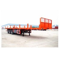 Cheap Flatbed Semi Trailer with Stakes for Seewon Brand