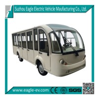 Enclosed Shuttle Bus  14 Seats Electric Eg6158kf  Sightseeing Car