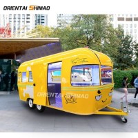 High Quality Outdoor Mobile Food Truck Car Pizza Food Trailer with Towbar
