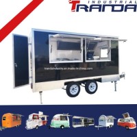The Best Selling Fast Food Mobile Kitchen Trailer Truck