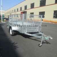 Hot Dipped Galvanized 8X5 Cage Trailer