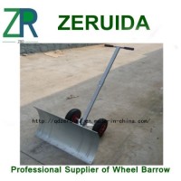 Adjustable Snow Shovel with Wheels