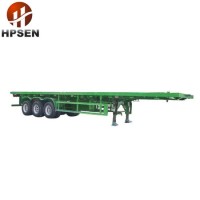 Factory Supply 2 Aaxle 3 Axle 40FT Flatbed Semi Traler for Sale