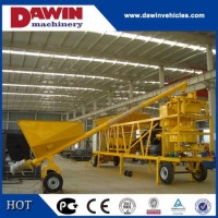 New Design 20m3/H Mobile Concrete Mixing Plant with Competitive Price