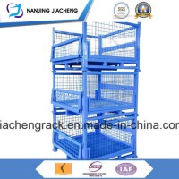 Stackable and Folable Heavy Duty Powder Coating Mesh Container