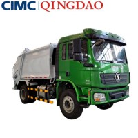 Shacman Chassis 9cbm Cimc Brand Compacted Garbage Trucks
