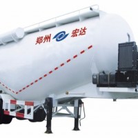 Chtc Production Can Be Cusomized Powder Material Semi Trailer