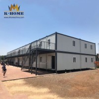 Prefabricated Temporary School Portable Classrooms Detachable Container House for African
