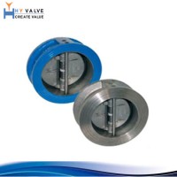 Wafer Hard Priced Seal Dual Plate Check Valve