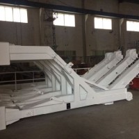 Solas Approved 170kn Hydraulic Luffing Arm Type Davits for Totally Enclosed Type Life Boat