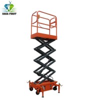3.9m Mini Semi-Electric Mobile Sissor Lift Indoor and Outdoor Use