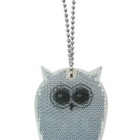 Owl Shape Plastic Reflective Keychain for Promotional Gift