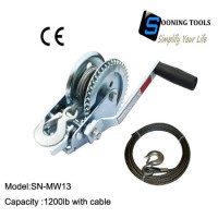 1200lbs Hand Winch with Cable for Trailer Boat Winch