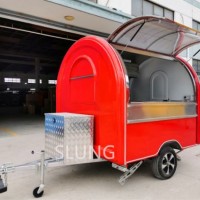 Snack Bubble Tea Cotton Candy Lunch Fast Food Customized Food Camping Truck / Mobile Food Caravan fo