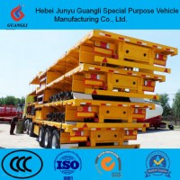 Customized 40FT 20FT Container Skeleton Chassis Transport Semi Trailer with 12 Twists on Sale Hebei