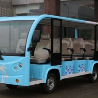 14 Seats Green Power Electric Bus Sightseeing Car