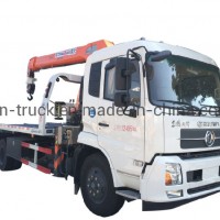 Dongfeng 6ton Wrecker Towing Truck Tow Truck with 4ton 5ton Crane