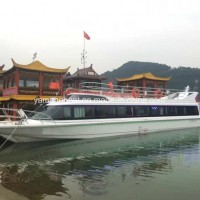 67FT Fiberglass Two Deck Luxury Party Wedding Passenger Boat