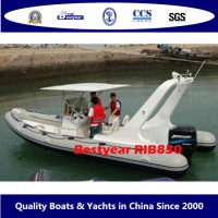 Bestyear 8.3m Rigid Hull Inflatable Rib Boat with Hypalon or PVC Tube