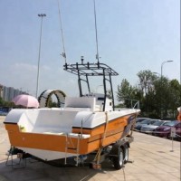 8.50m Hot Sale FRP Fast Sport Yacht with Canopy