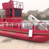 9m Aluminum Work Pontoon Boat for Clear Rubbish and Fire Fighting
