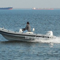 Liya Open Floor High Speed Rubber Boat Inflatable Rib Boat