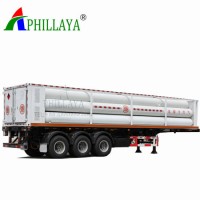 Container CNG Tube Skid Trailer with Skeleton Chassis Semi Trailer (05)