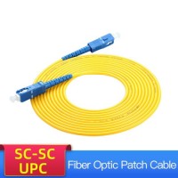 Sc-Sc Fiber Optic Patch Cord Sc/Upc Sm Sx 3mm 9/125um 3.0mm FTTH Fiber Patch Cables Singlemode Optic