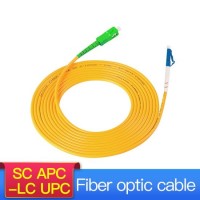 Sc-LC 3m Simplex Single Mode G652D Fiber Optic Patch Cord Sc/APC-LC/Upc 3m 3.0mm FTTH Fiber Optic Ju